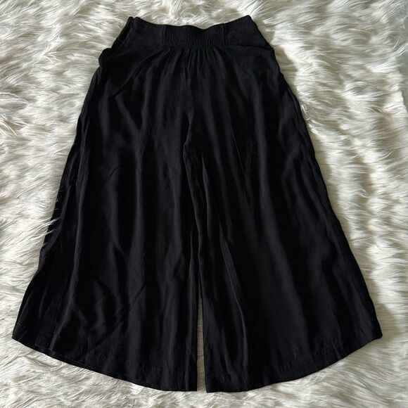 Anthropologie Maeve Bristol Wide Leg Pants in Black - Picture 3 of 9